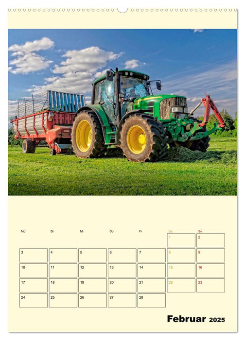 Traktor Giganten (CALVENDO Wandkalender 2025)