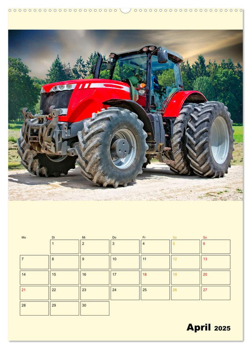 Traktor Giganten (CALVENDO Wandkalender 2025)