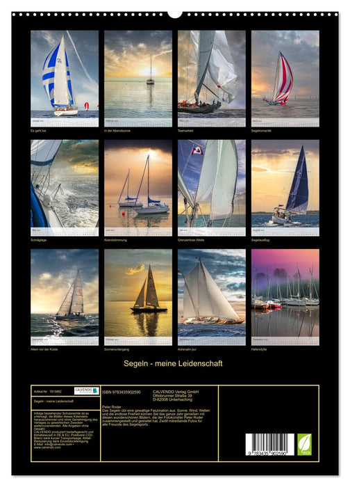 Segeln - meine Leidenschaft (CALVENDO Premium Wandkalender 2025)