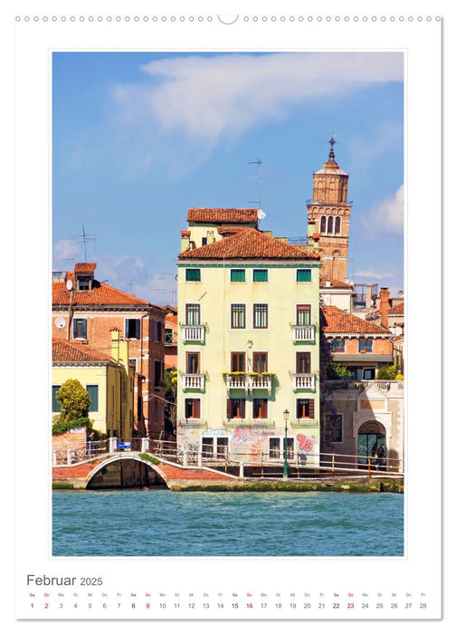 Venedig und Burano. Impressionen (CALVENDO Premium Wandkalender 2025)