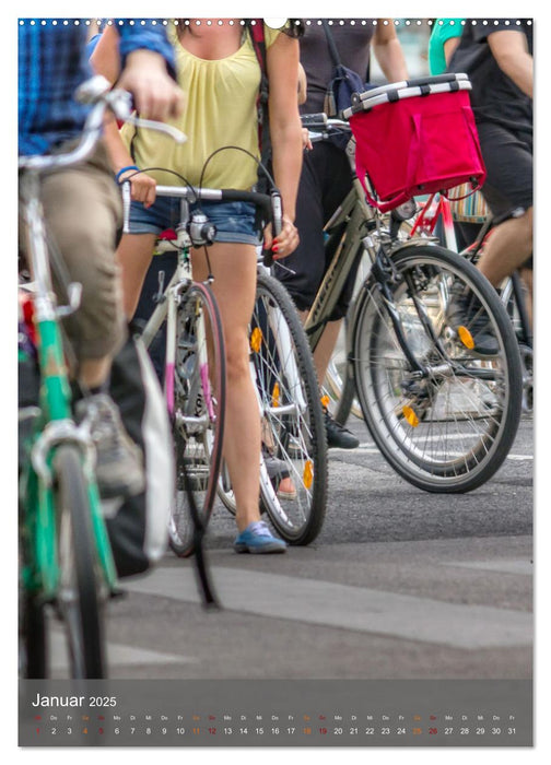 Fahrradfahren (CALVENDO Premium Wandkalender 2025)