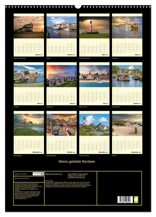 Meine geliebte Nordsee (CALVENDO Wandkalender 2025)