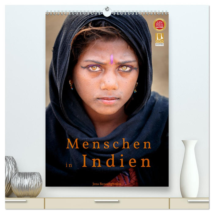 Menschen in Indien (CALVENDO Premium Wandkalender 2025)