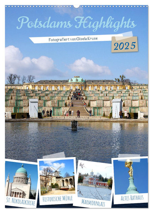 Potsdams Highlights (CALVENDO Wandkalender 2025)