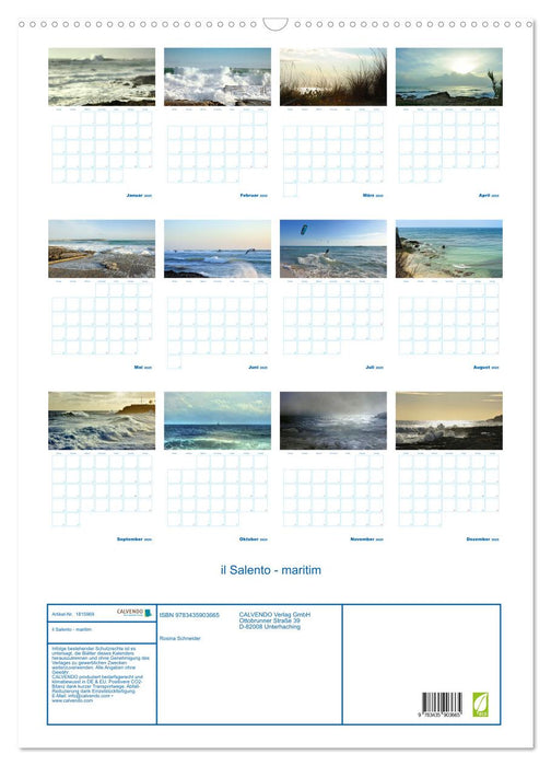 il Salento - maritim (CALVENDO Wandkalender 2025)