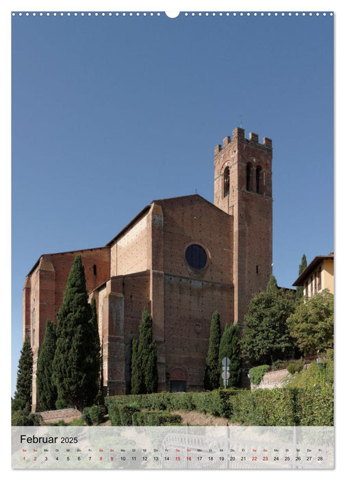 Siena - Die Toskana in Hochform (CALVENDO Premium Wandkalender 2025)
