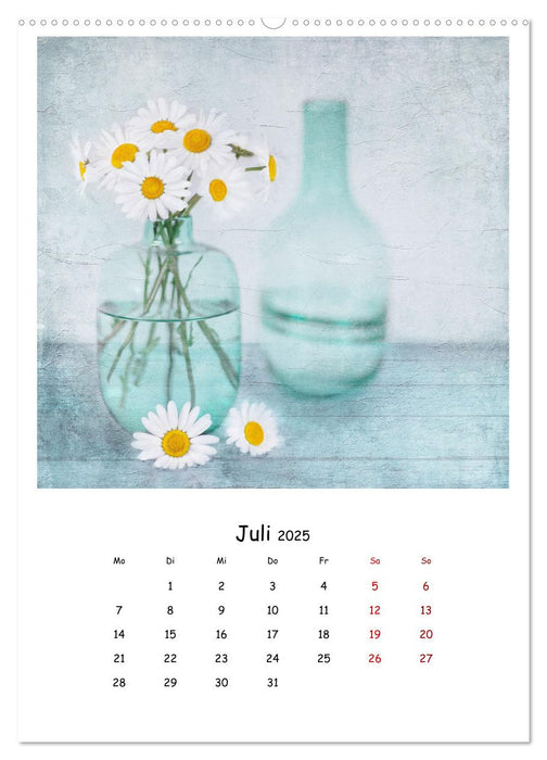 Stillleben mit Blümchen Pflanzen und Co. kreativ und stilvoll (CALVENDO Premium Wandkalender 2025)