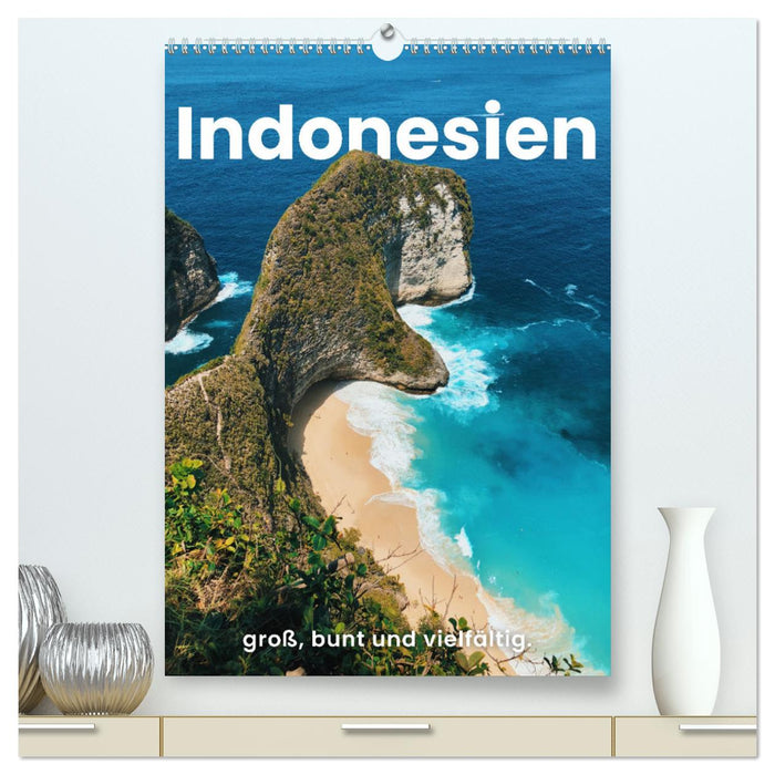 Indonesien - groß, bunt und vielfältig. (CALVENDO Premium Wandkalender 2025)