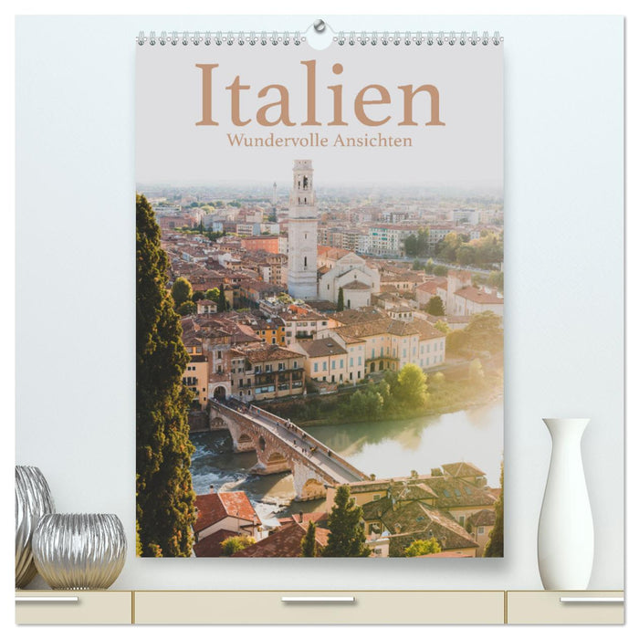 Italien - Wundervolle Ansichten (CALVENDO Premium Wandkalender 2025)