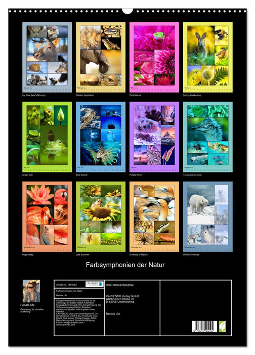Farbsymphonien der Natur (CALVENDO Wandkalender 2025)