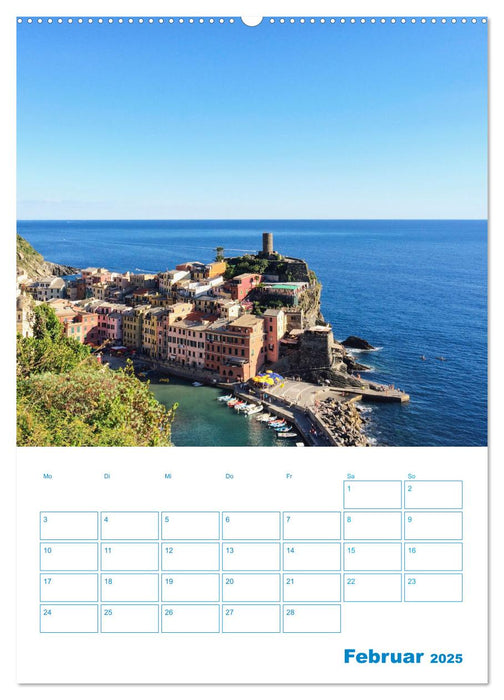 Blauer Ligurien Sommer (CALVENDO Premium Wandkalender 2025)