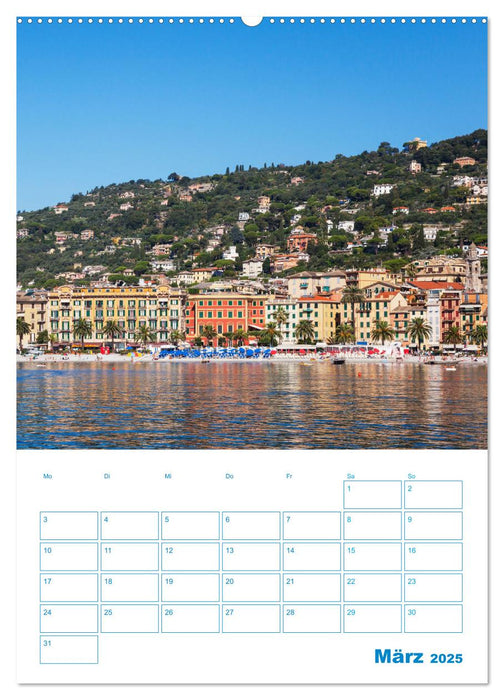 Blauer Ligurien Sommer (CALVENDO Premium Wandkalender 2025)