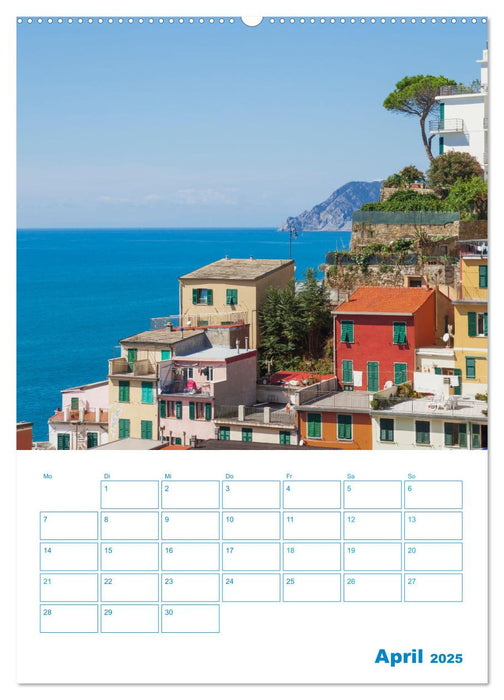 Blauer Ligurien Sommer (CALVENDO Premium Wandkalender 2025)