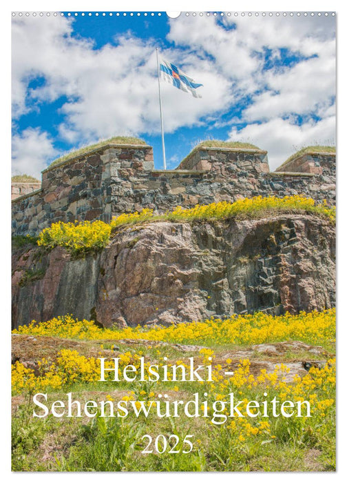 Helsinki - Sehenswürdigkeiten (CALVENDO Wandkalender 2025)