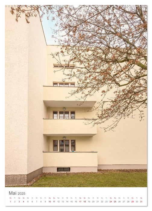 Magdeburg - Moderne - Neues Bauen - Bauhaus (CALVENDO Premium Wandkalender 2025)