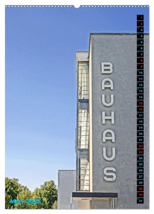 100 Jahre Bauhaus Dessau (CALVENDO Premium Wandkalender 2025)