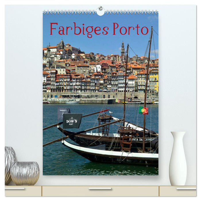 Farbiges Porto (CALVENDO Premium Wandkalender 2025)