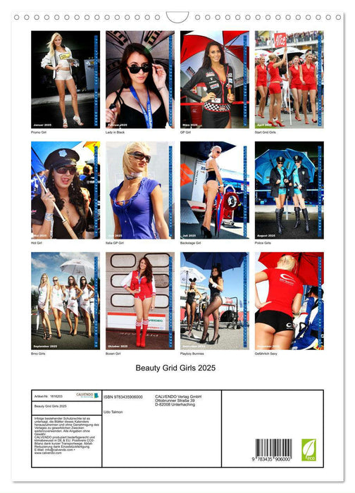 Beauty Grid Girls 2025 (CALVENDO Wandkalender 2025)