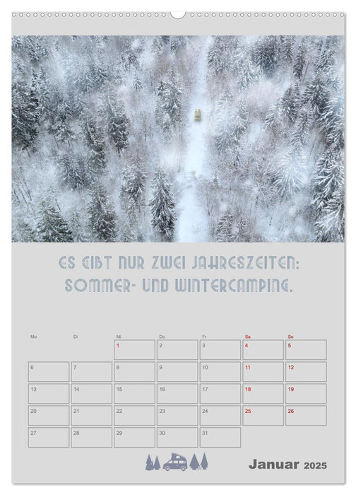 Roadtrips - Urlaub auf Rädern (CALVENDO Wandkalender 2025)