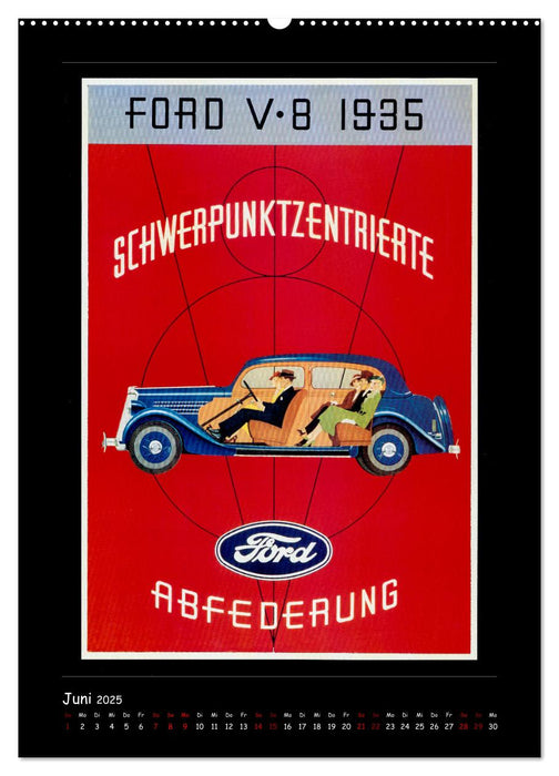 Historische Automobilplakate (CALVENDO Wandkalender 2025)