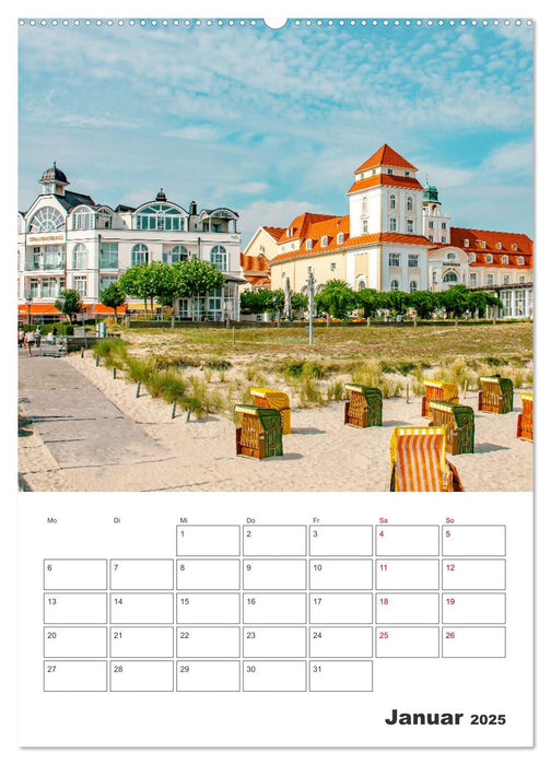 Rügen - Terminplaner (CALVENDO Premium Wandkalender 2025)