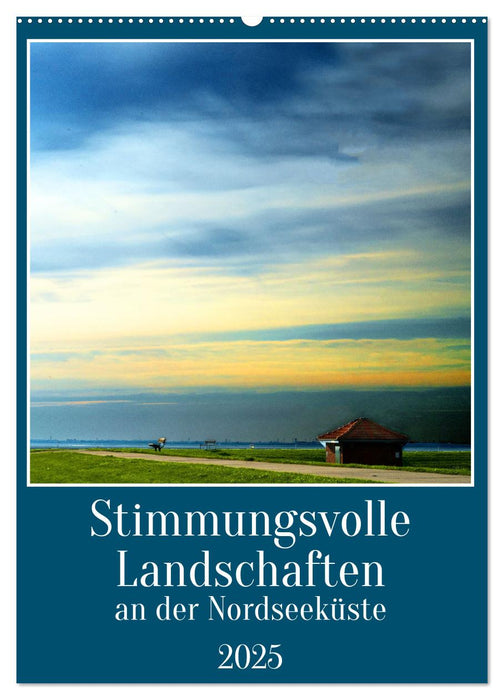 Stimmungsvolle Landschaften an der Nordseeküste (CALVENDO Wandkalender 2025)