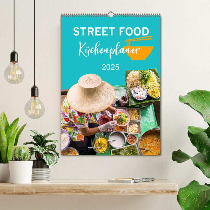 Street Food - Küchenplaner (CALVENDO Wandkalender 2025)