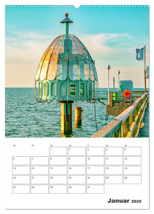 Usedom - Terminplaner (CALVENDO Premium Wandkalender 2025)