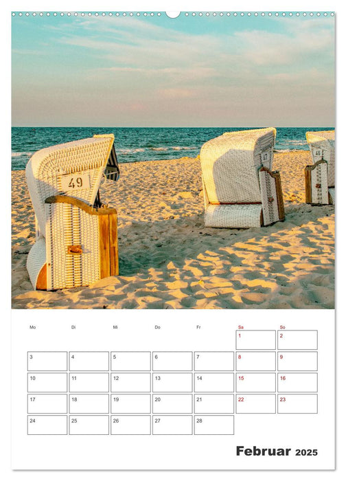 Usedom - Terminplaner (CALVENDO Premium Wandkalender 2025)