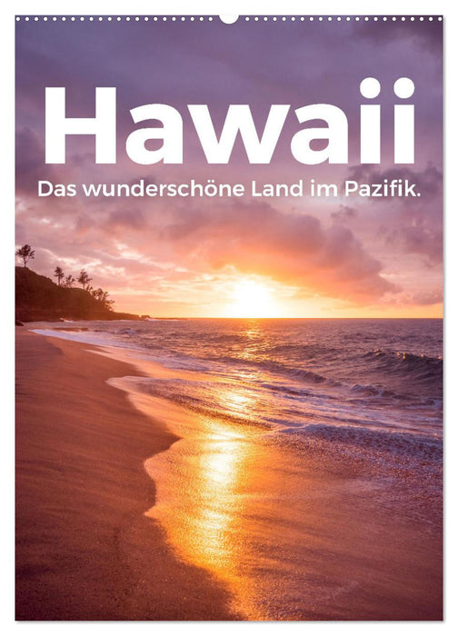 Hawaii - Das wunderschöne Land im Pazifik. (CALVENDO Wandkalender 2025)