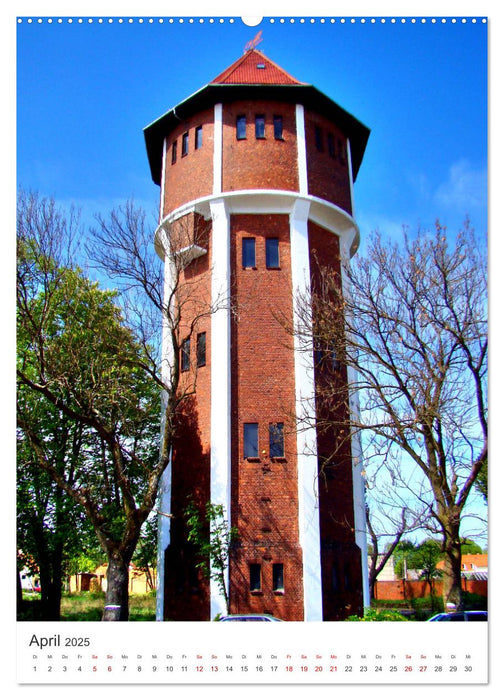 Wassertürme - Schmuckstücke der Architektur in Ostpreußen (CALVENDO Premium Wandkalender 2025)