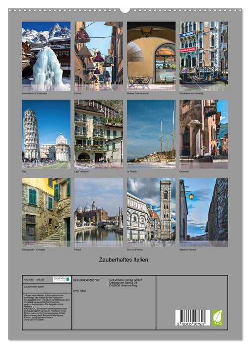 Zauberhaftes Italien (CALVENDO Premium Wandkalender 2025)