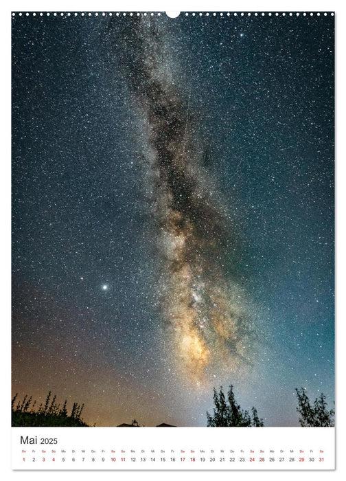 Milchstraße - Unsere faszinierende Galaxie. (CALVENDO Wandkalender 2025)