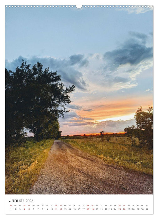 Texas - Eine Reise in den Lone Star State. (CALVENDO Wandkalender 2025)