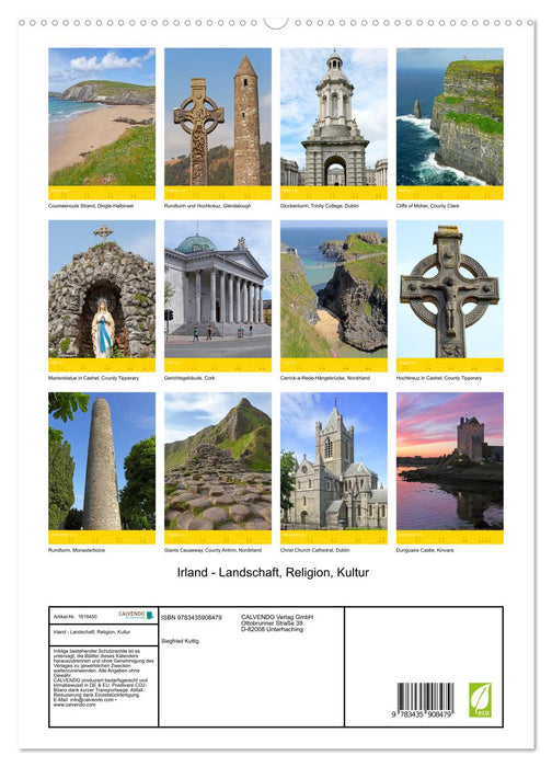 Irland - Landschaft, Religion, Kultur (CALVENDO Premium Wandkalender 2025)