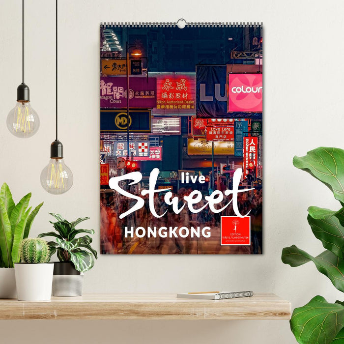 Hongkong Street live (CALVENDO Wandkalender 2025)