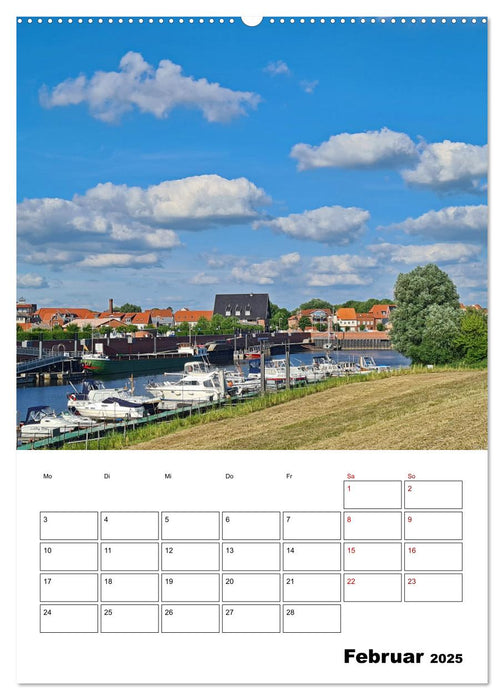 Boizenburg am Elberadweg (CALVENDO Premium Wandkalender 2025)