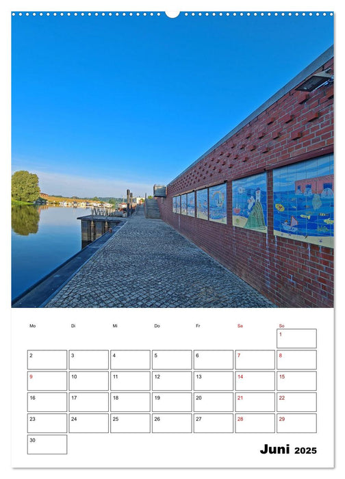 Boizenburg am Elberadweg (CALVENDO Premium Wandkalender 2025)