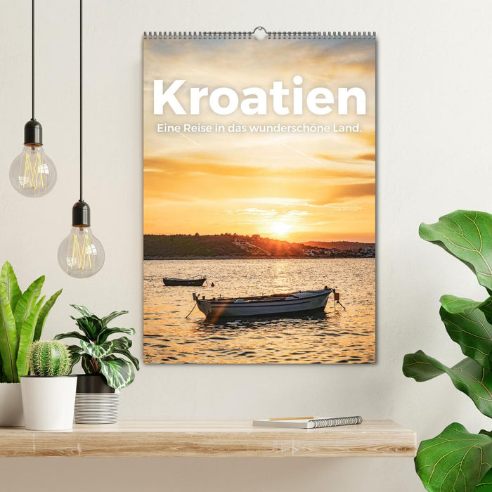 Kroatien - Eine Reise in das wunderschöne Land. (CALVENDO Wandkalender 2025)