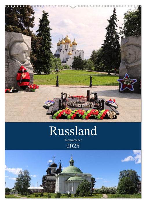 Russland - Terminplaner (CALVENDO Wandkalender 2025)