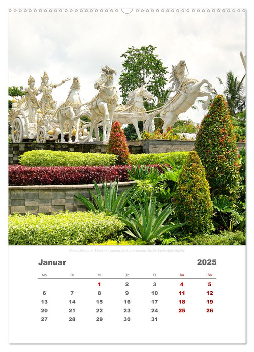 Reiseimpressionen durch Bali (CALVENDO Premium Wandkalender 2025)