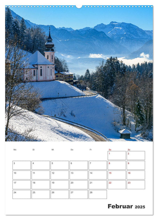 Vier Jahreszeiten im Berchtesgadener Land (CALVENDO Wandkalender 2025)