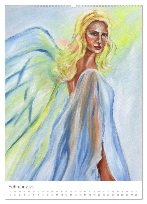 Zeitgenössische Engel (CALVENDO Wandkalender 2025)