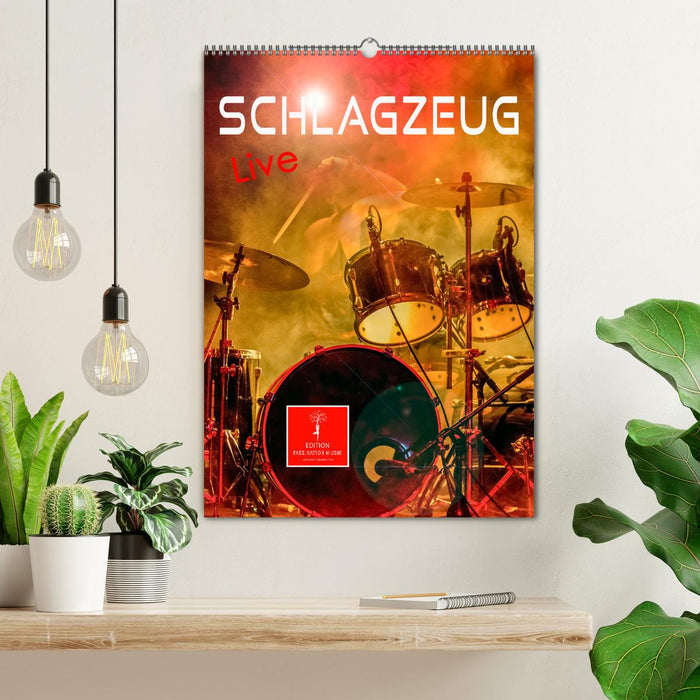 Schlagzeug live (CALVENDO Wandkalender 2025)