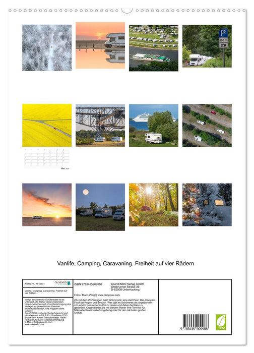 Vanlife, Camping, Caravaning. Freiheit auf vier Rädern (CALVENDO Premium Wandkalender 2025)