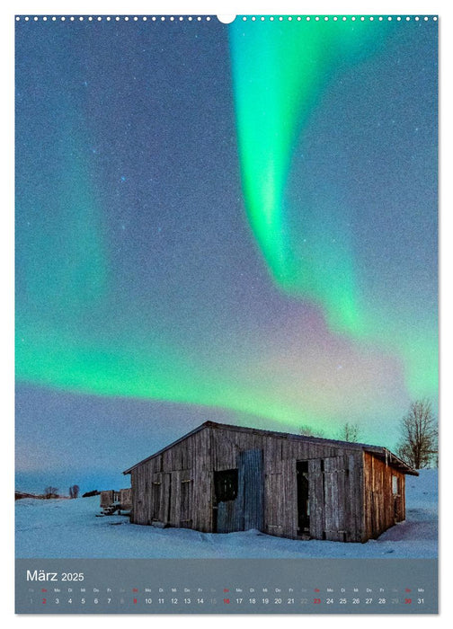 Aurora - Polarlicht des Nordens (CALVENDO Premium Wandkalender 2025)