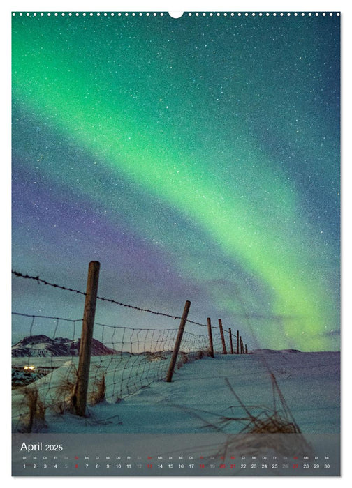 Aurora - Polarlicht des Nordens (CALVENDO Premium Wandkalender 2025)