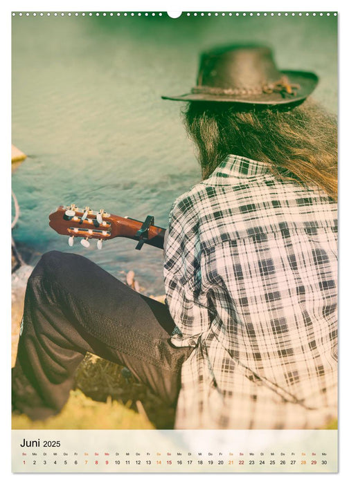 Gitarren Liebe (CALVENDO Wandkalender 2025)