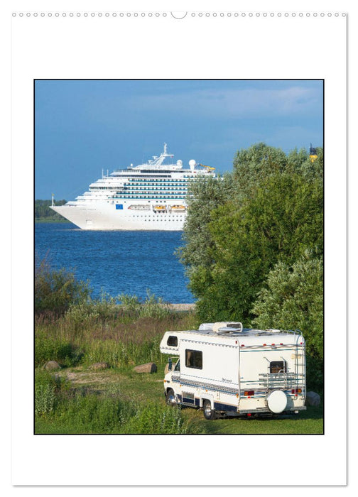 CAMPING-GLÜCK - Dein Urlaubsplaner (CALVENDO Wandkalender 2025)