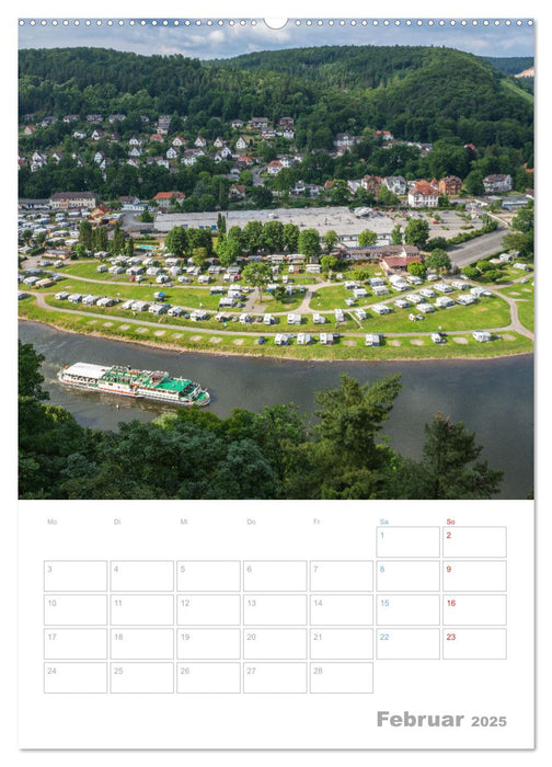 CAMPING-GLÜCK - Dein Urlaubsplaner (CALVENDO Wandkalender 2025)